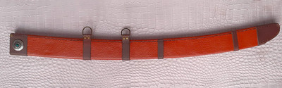 Ausgenommen Schwert-Säbel, Krummsäbel. Schwert-Säbelscheide.,maßgeschneidert, Leder.