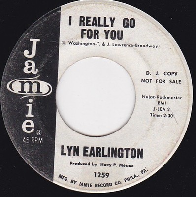 Lyn Earlington - I Really Go For You / Don't Make My Heart Bleed, 7'', (Vinyl)
