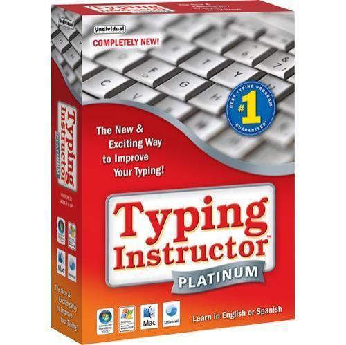 Individual Software Typing Instructor Platinum NWOT For Windows OS -Win 10, 8, 7 - Picture 1 of 1