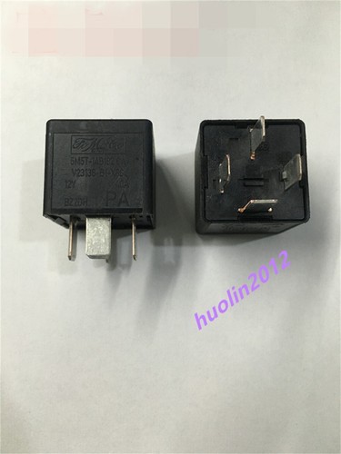 Relais Automobile Mini ISO 12V 40A 5 Broches - Réf. V23136-A1001-X57, Connexion Rapide, Avec Résistance