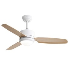 46 Inch Ceiling Fan with Lights 3 ABS Blades 6-speed DC Motor Remote Control.