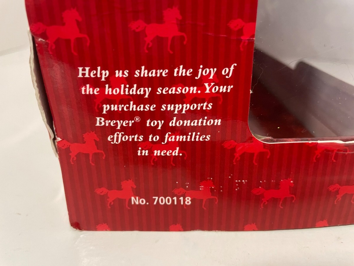 NEW BREYER Peppermint Kiss #700118 2015 Holiday Christmas Horse | eBay