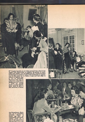 RÉALITÉS revue ART Caveau MONTPENSIER & René LEMAIRE au Pied de Cochon NOËL 1948 - Picture 9 of 12