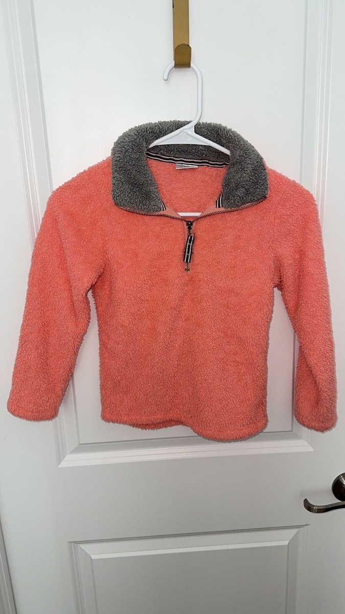 Boutique mommy(XL) and me(XL-6/7), Sherpa zip pull over sweater View 3