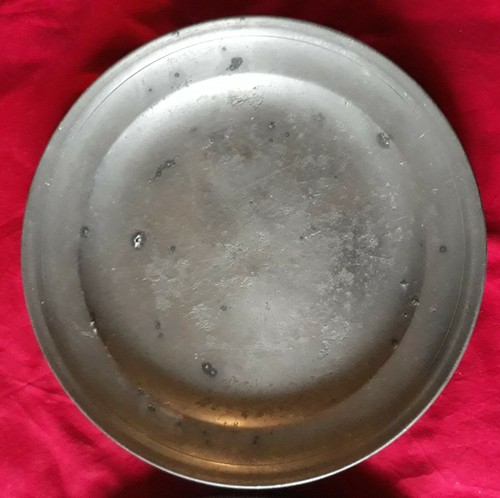 2er Set Zinnteller Ende 19. oder Anfang XX - STRASBOURG 22 cm - Bild 4 von 7