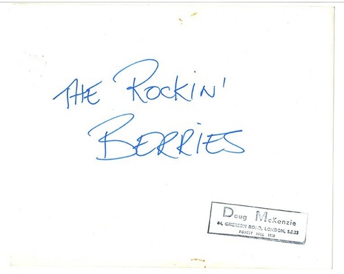 THE ROCKIN' BERRIES - Birmingham, U.K. Rock swingin' 1960s vintage photo - Picture 2 of 2