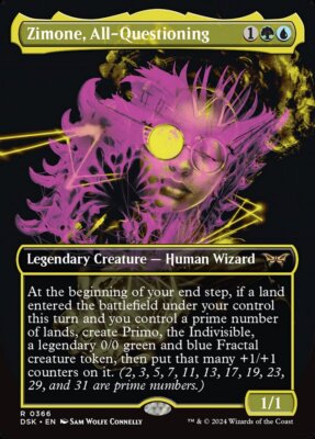 MTG Zimone, All-Questioning (366/469) Duskmourn House of Horror NM