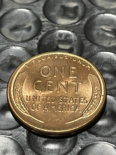 1947-D 1C RD Lincoln Wheat Cent Red BU Uncirculated Beauty #100424-8 - Picture 2 of 2