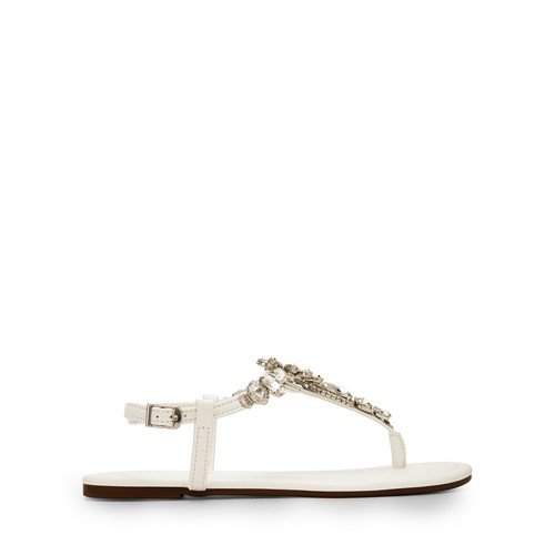 Women T-Strap Thong Flat Sandals Rhinestone Lightweight Summer Beach Sandals - Picture 17 of 43