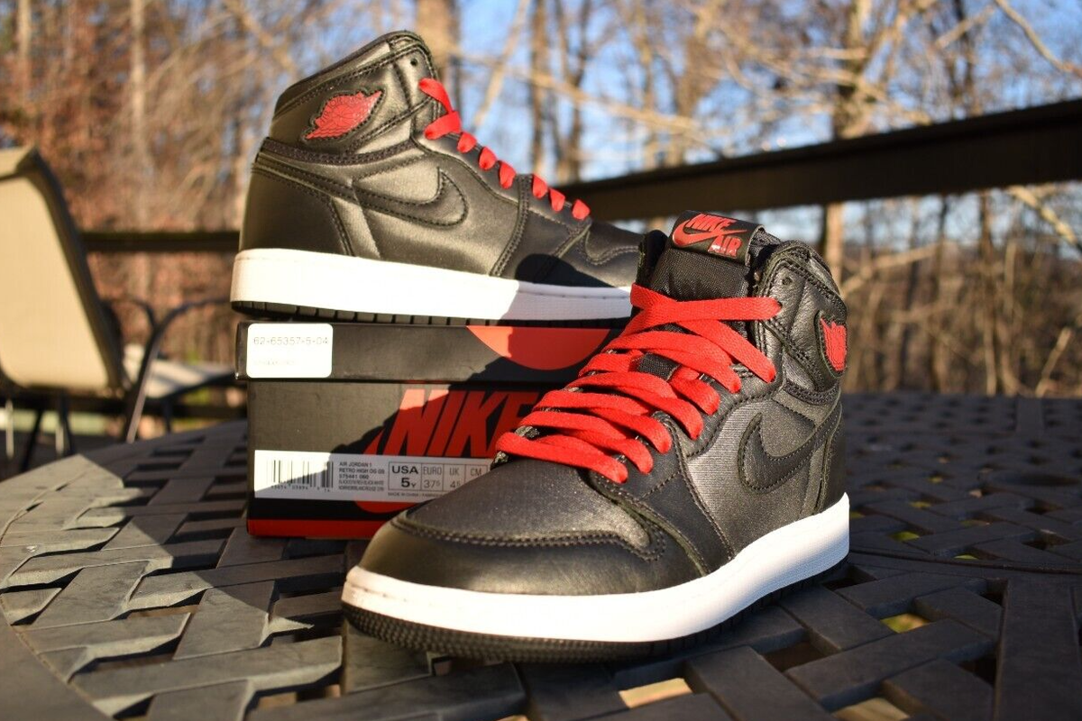 Nike Air Jordan 1 Retro High OG 'Black Gym Red' 575441-060 Nike Air Jordan 1 Retro High OG 'Black Gym Red' 575441-060