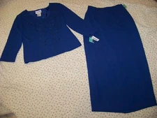 Women's Vintage Plaza South Skirt Suit - Size 10 - New with Tags