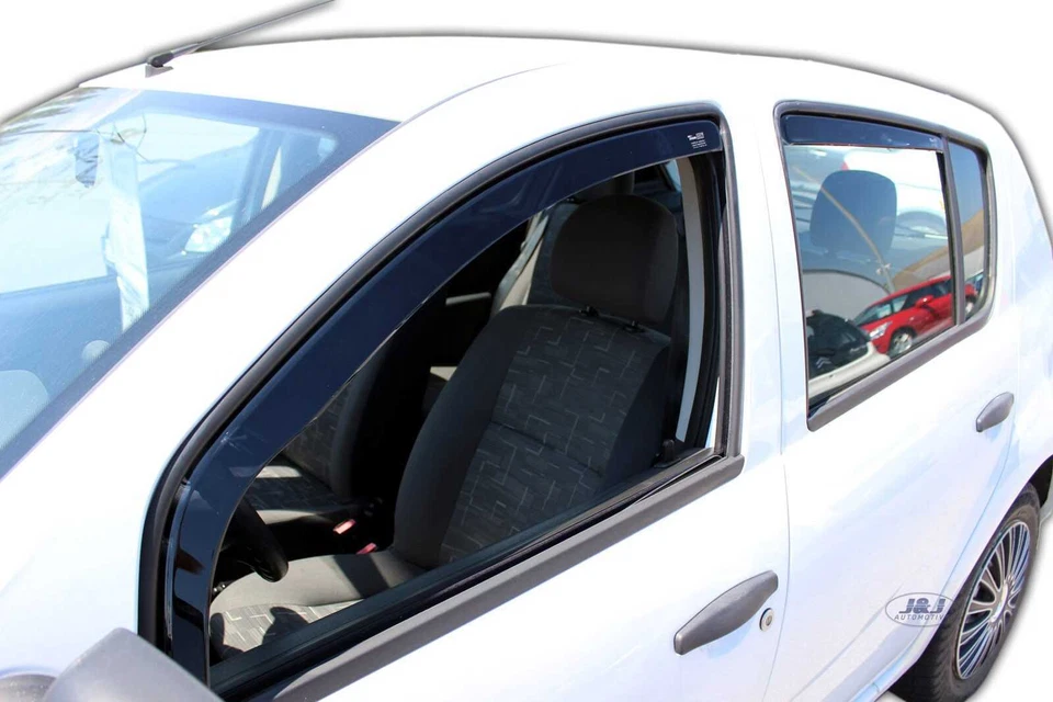 Deflecteurs D'Air / De Vent Pour Dacia Sandero 2008-2012 4-Pcs HEKO - Photo 3/4