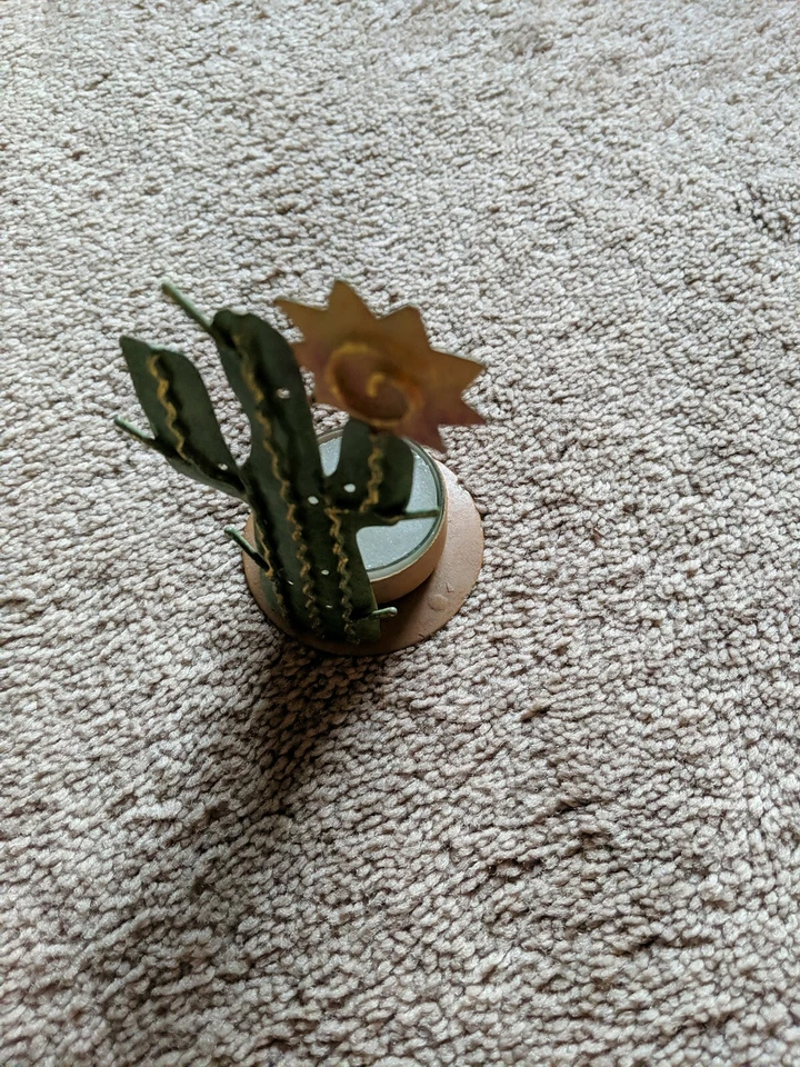  Juego de 2 Candelabros Metal Southwest Cactus Envío Gratis Foto 3 de 4