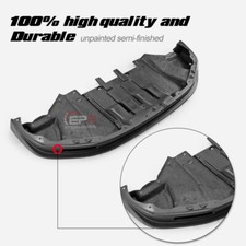 For 2012 on GTR R35 EPA Style Fiberglass Front Lip Diffuser With Brake Duct