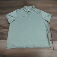 All In Motion Jersey Golf Polo Green Size XXL Spandex