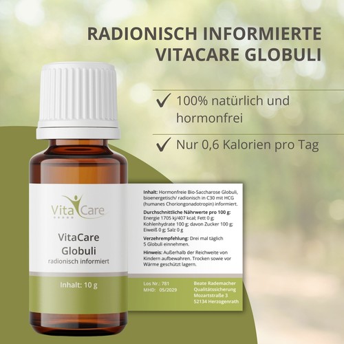 VitaCare Stoffwechselkur mit Globuli + Daily One Proteinshake Erdbeere + Shaker - Bild 8 von 10