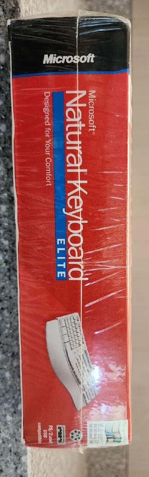Microsoft Natural Keyboard Elite Designed For Comfort X04-61840 1999 Sealed 