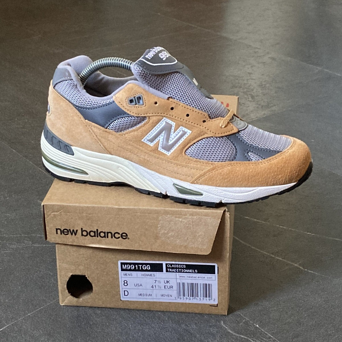 New Balance 991 TGG UK7.5 / US8 Made In England Flimby Tan Grey