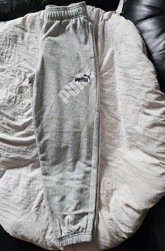 NWT Youth S Puma Power Pack French Terry Jogger-Light Heather Gray - Picture 7 of 7
