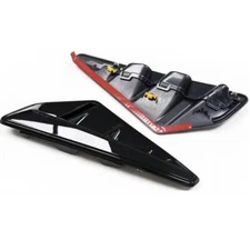  Glossy Black Side Fender Vent Cover Trim Replace For BMW X5 X5M F95 2019-2021