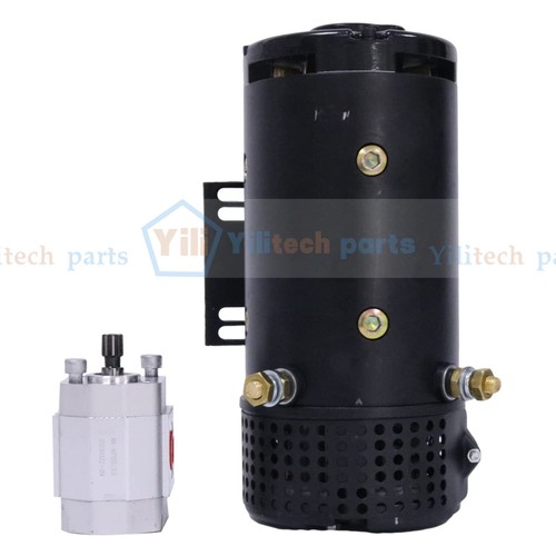 Pompa idraulica e motore Assy 161937 24V per Skyjack SJII3220 3226 4620 4632 - Foto 2 di 7