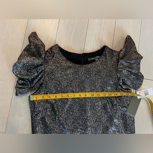 Abito Julia Jordan Ombré Sparkle nuovo con etichette argento/bronzo taglia 6 - Foto 6 di 7