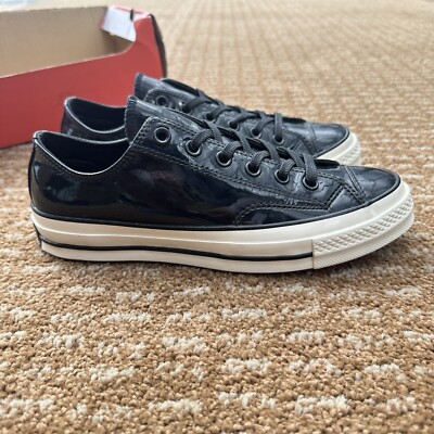 Size 6.5 - Converse Chuck 70 Ox Black Patent for sale online | eBay