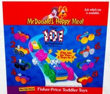 1997 DISNEY'S 101 DALMATIANS THE SERIES MCDONALDS HAPPY MEAL TOY CARS - U - PICK