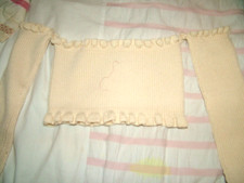 Cream Cropped Jumper 8 Pretty Little THings cold shoulder, skinny rib