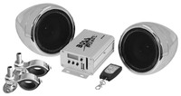 Boss Audio Mc500 Chrome 600 Watt Motorcycle/atv Sound System With Built-in Fm... Boss Audio Mc500 Chrome 600 Watt Motorcycle/atv Sound System With Built-in Fm...