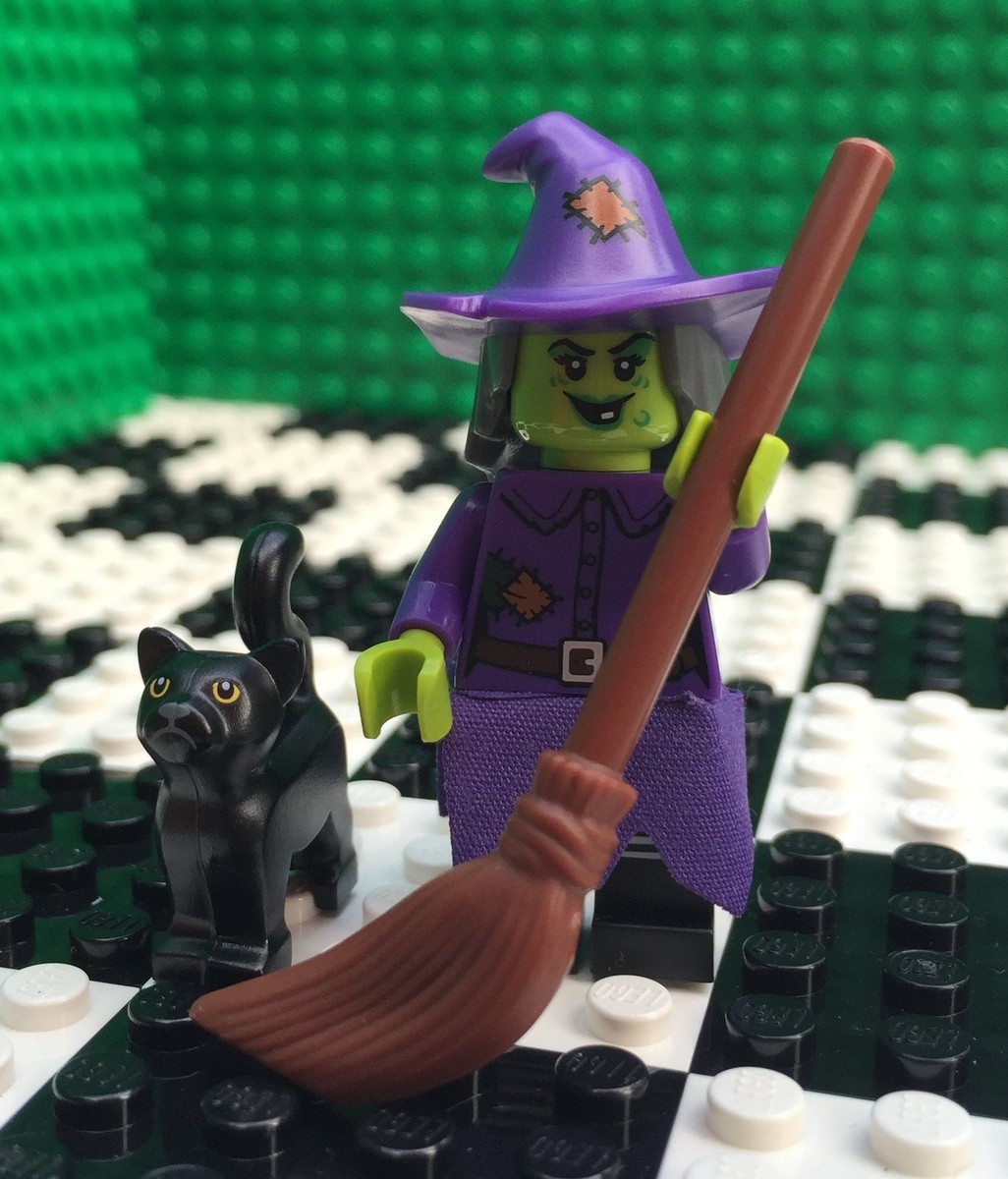 Lego 71010 Monsters Minifigures Series 14 Wicked WACKY WITCH Black