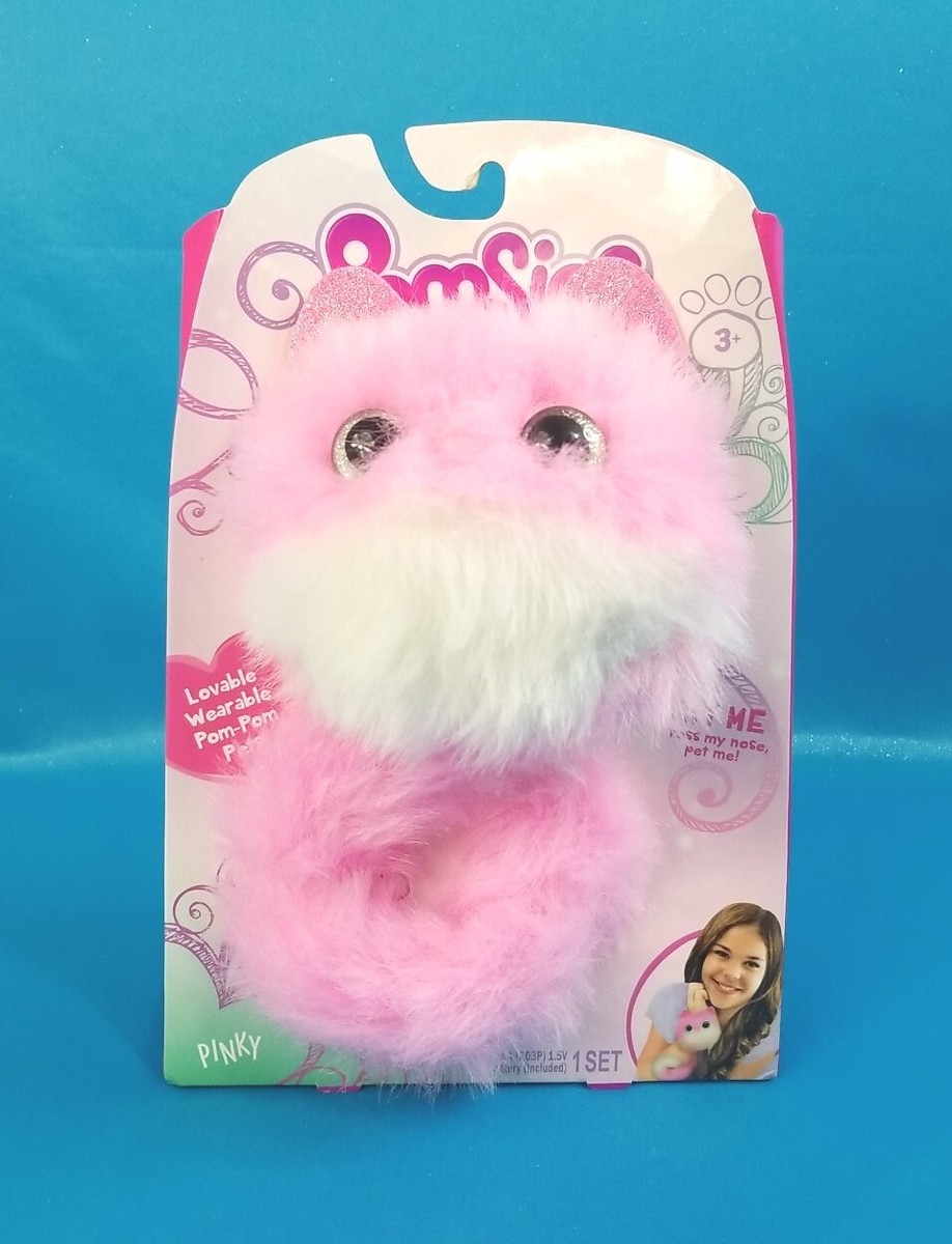 Cat Toy Pomsies Pom Pom Pet Pinky Interactive Plush Toy For Kids