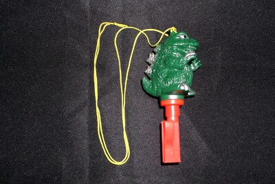 Vintage Toho Godzilla Whistle Figure Necklace