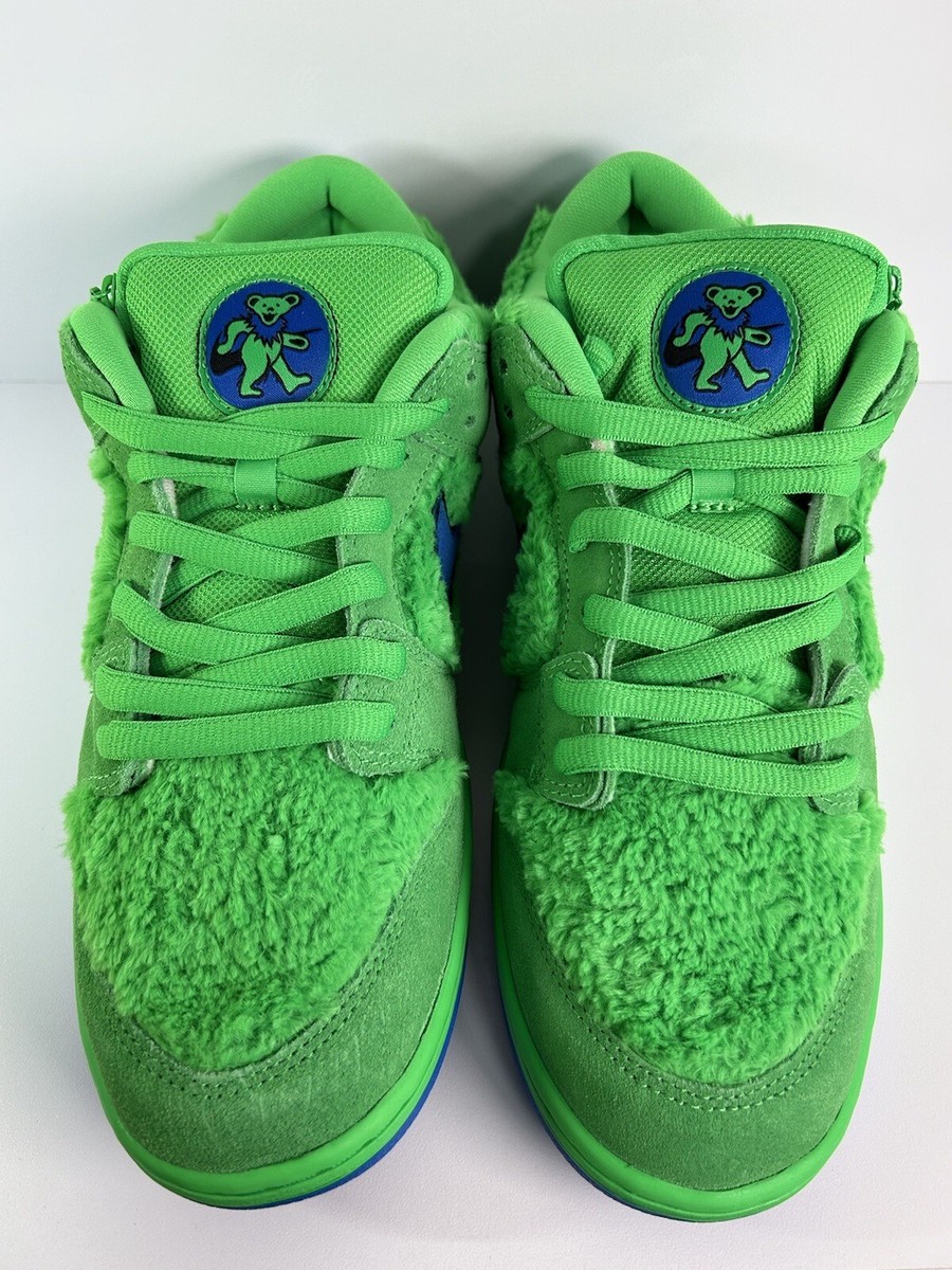 Nike SB Dunk Low Grateful Dead Bears Green Size 11.5 CJ5378 Nike SB Dunk Low Grateful Dead Bears Green Size 11.5 CJ5378
