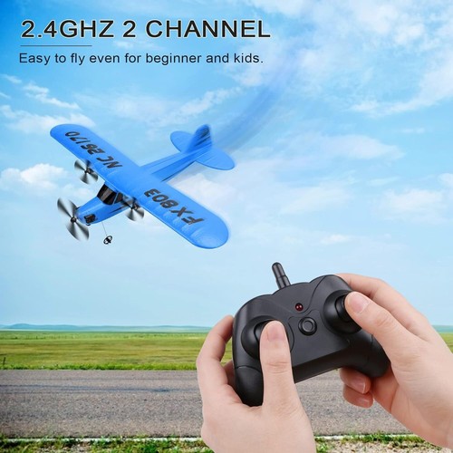 2.4GHz RC Foam Plane 2 Channels Remote Control Airplane for Kids Boys RC Toys AU - Picture 12 of 28