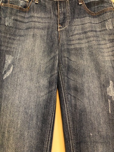 Earl Jean Straight Distressed Jeans Größe 10 - Bild 5 von 5
