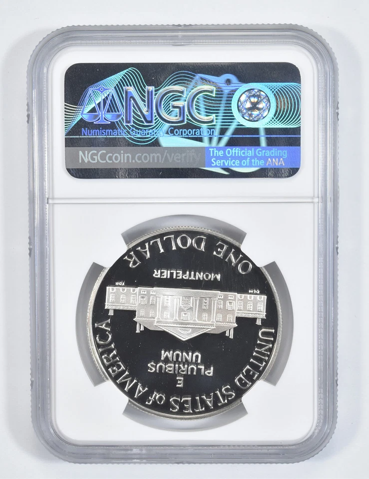 1993 S James Madison Commemorative Proof Silver Dollar NGC PF70 - Image 2 of 4