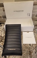 VICTORIA BECKHAM Leather Sunglasses Case Set in Black
