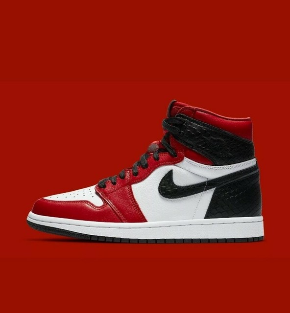 Nike Air Jordan Retro 1 High OG Satin Snake Chicago Preschool Size 11c PS | eBay
