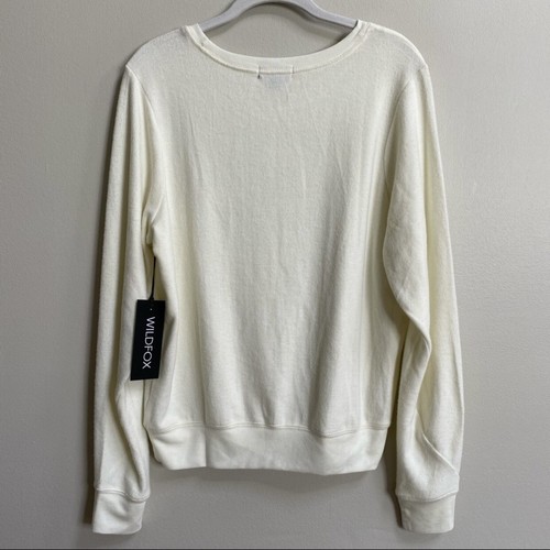 NWT WILDFOX Salt Light Hearted Pullover Size Small - Picture 6 of 12