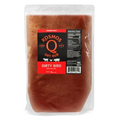 Kosmos Q BBQ Rub 1 lb | Savory Meat Seasoning for Ribs, Chicken & Pork 