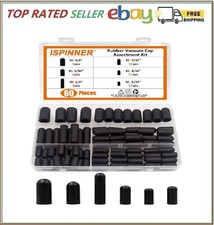  100 PCS CARBURETOR  VACUUM RUBBER CAP PLUG ASSORTMENT KIT INTAKE VACUUM LINES