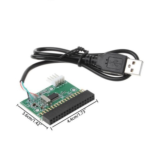1.44MB Floppy Disk Adapter 3.5" USB Cable Adapter Floppy Drive Connector - Picture 2 of 5