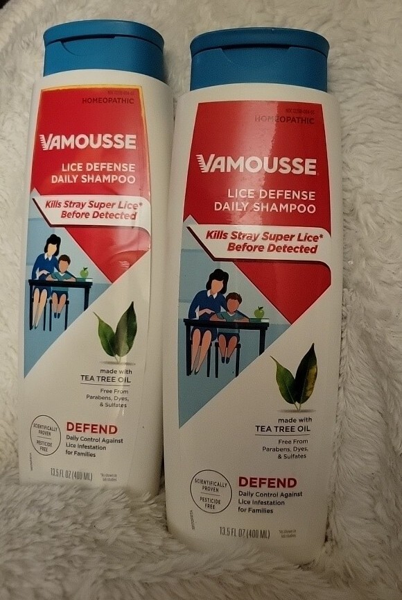 2x Vamousse LICE DEFENSE DAILY SHAMPOO Tea Tree Oil 13.5oz. Each eBay