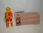 G.I. JOE (1984) BLOWTORCH ~ 100% COMPLETE ~ VARIANT HELMET FILE CARD GI JOE