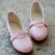 wamami Pink Bow PU Leather Doll Shoes For 1/3 SD DZ AOD BJD Dollfie