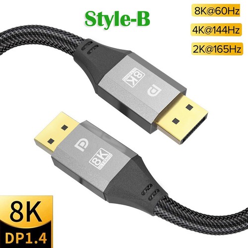 Braided Ultra HD 8K 4K DisplayPort Cable DP 1.4 8K@60Hz 4K@144Hz HDCP HDR 3D AU - Picture 10 of 10