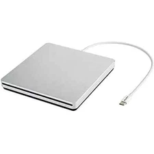 VikTck USB-C Superdrive External DVD/CD Reader and Burner for Silver