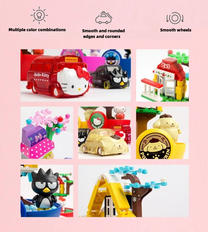 ✓ Official Sanrio Characters 4 Seasons Big Twist Eggs Building