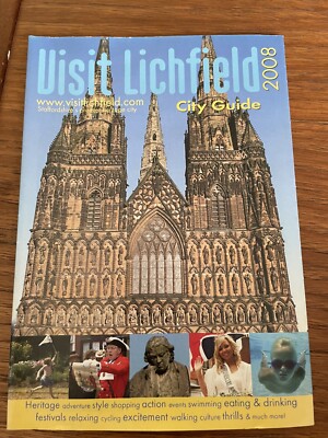 visit lichfield 2008 Reiseführer Broschüre Booklet